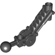 Large Figure Skeletal, Limb, Angular with Ball Joint, and Axle Hole / Black