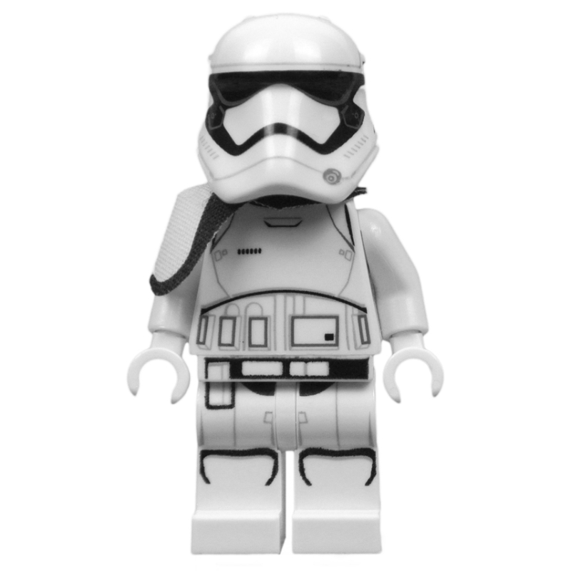 Lego Stormtrooper Squad Leader, First Order, White Pauldron