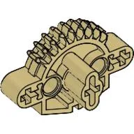 Large Figure Skeletal, Torso, Gear 9 Tooth with 3 Axle Holes and 2 Holes (Matoran) / Tan