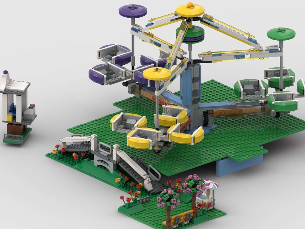Lego Fairground Mixer - Alt build of 10247 Ferris Wheel