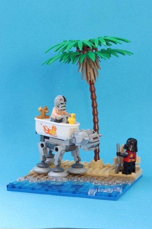 Lego Recently at the Star Wars beach