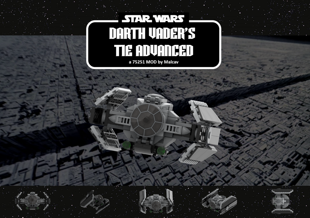 Lego Darth Vader's Tie Fighter based on 75251