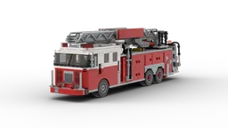 FDNY 2000 Seagrave 100 rear mount ladder