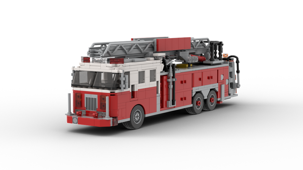 Lego FDNY 2000 Seagrave 100 rear mount ladder