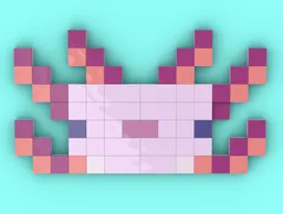 MCPE Axolotl Face