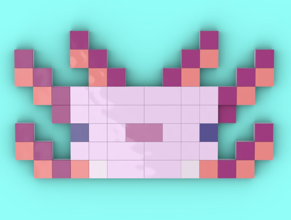 Lego MCPE Axolotl Face