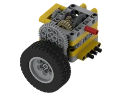 Frictionless automated gearbox with flywheel