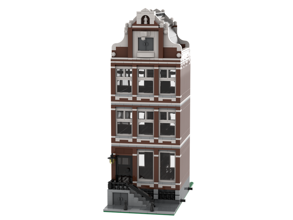 Lego Affordable Modular Building - Amsterdam Canal House Nr 1