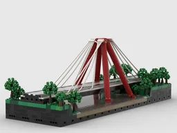 Robert N. Stewart Bridge at 1/200th Scale