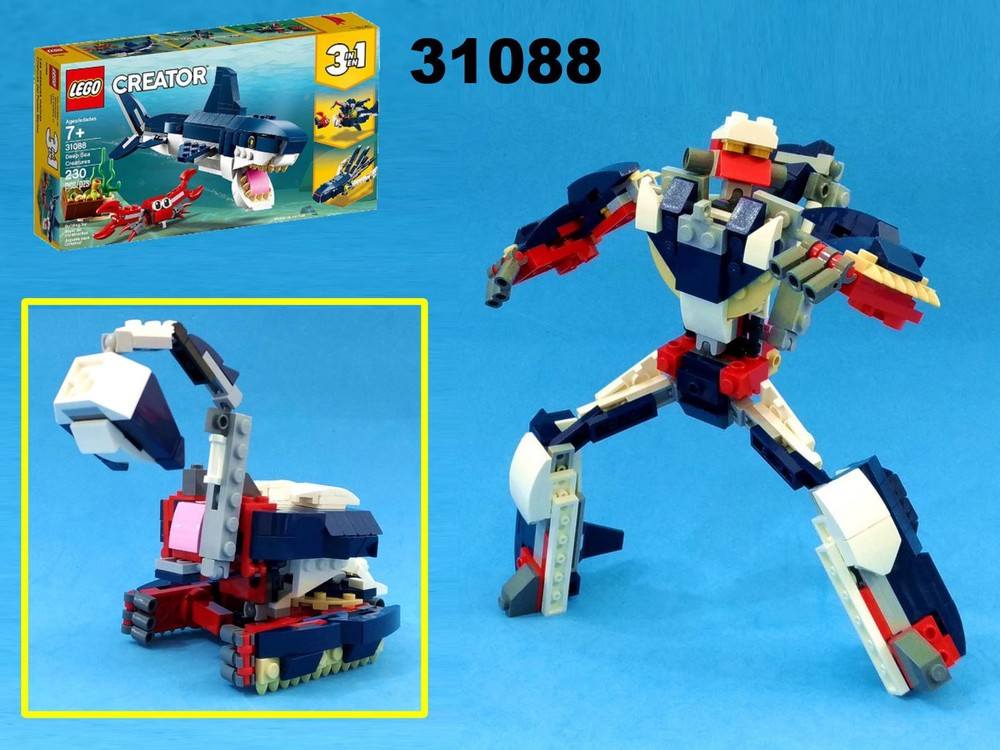 Lego Transformer Excavator from LEGO Creator set 31088