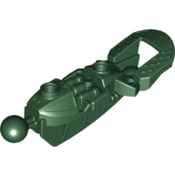 Lego Large Figure Skeletal, Limb, with 2 Ball Joints (Toa Inika) / Dark Green