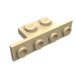 Bracket 1 x 2 - 1 x 4 [Square Corners] / Tan