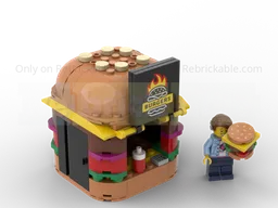 Burger stand for right-hand traffic - MOD 60404