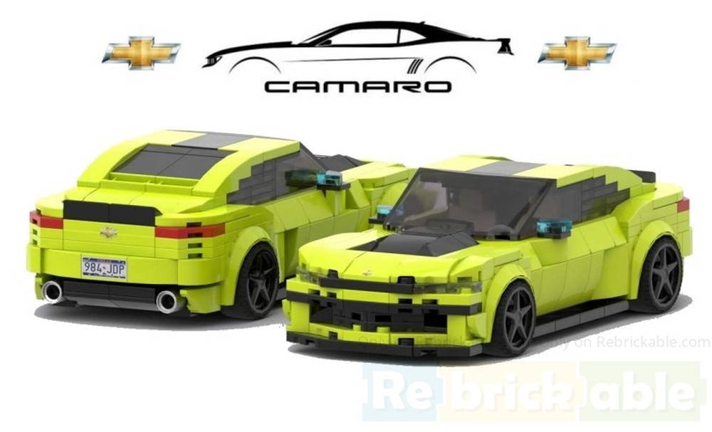 Lego Chevrolet Camaro SS - Lime version
