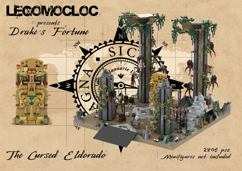 Lego Uncharted - Drake's Fortune - The Cursed Eldorado