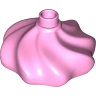 Duplo Cake Swirl Decoration with Top Stud / Bright Pink