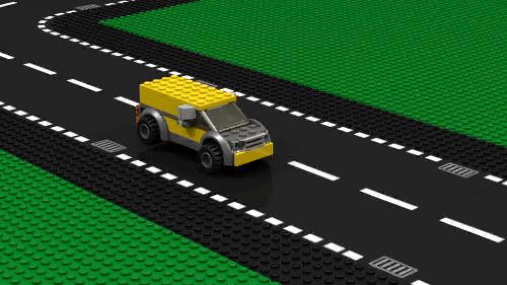 Lego Yellow Van