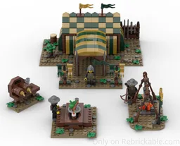 Medieval Soldier Camp