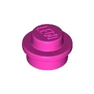 Plate Round 1 x 1 with Solid Stud / Dark Pink