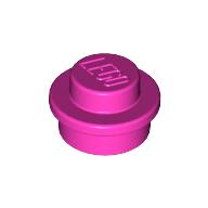 Lego Plate Round 1 x 1 with Solid Stud / Dark Pink