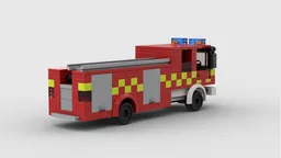 British fire engine ( Volvo )