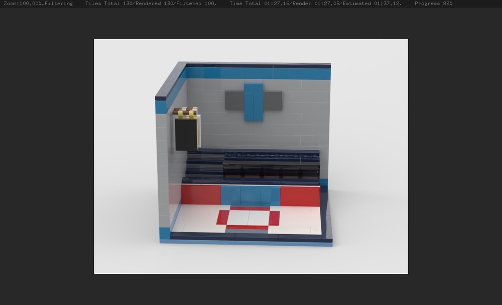 Lego Hockey Scene Diorama