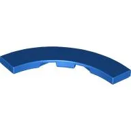 Tile 4 x 4 Curved, Macaroni / Blue