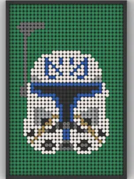Captain Rex Helmet Mosaic