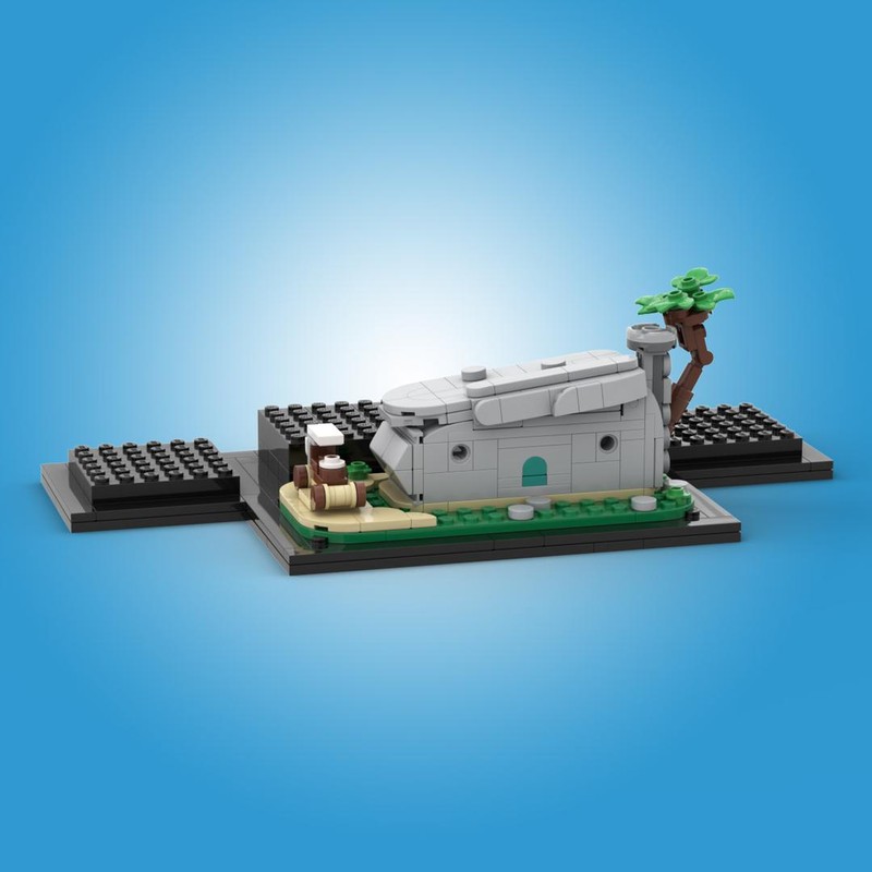 Lego The Flintstone Brickheadz Display Base