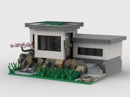 hillside house