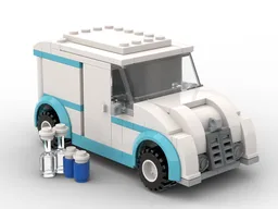 Vintage Milk Delivery Truck