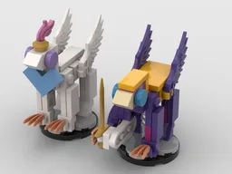 Hippogriff Queen Novo and General Seaspray