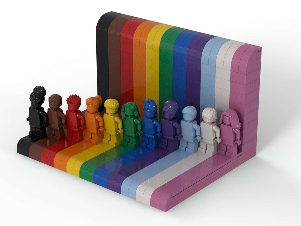 Lego 40516 Everyone is awesome with a different base