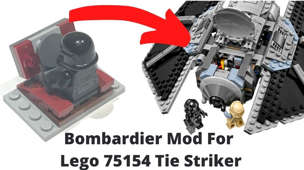 Lego TIE Striker Bombardier Seat Mod