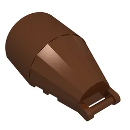 Windscreen 7 x 4 x 2 Round with Handle / Reddish Brown