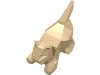 Animal, Cat, Kitten Crouching [Plain] / Very Light Orange