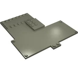 Vehicle Track, Train, 12V Decoupler Base / Dark Gray
