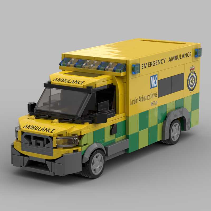 Lego Ford Transit UK Ambulance