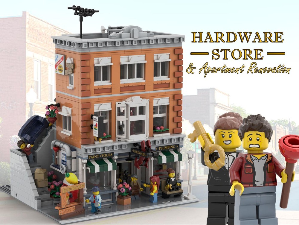 Lego Hardware Store and Apartment Renovation