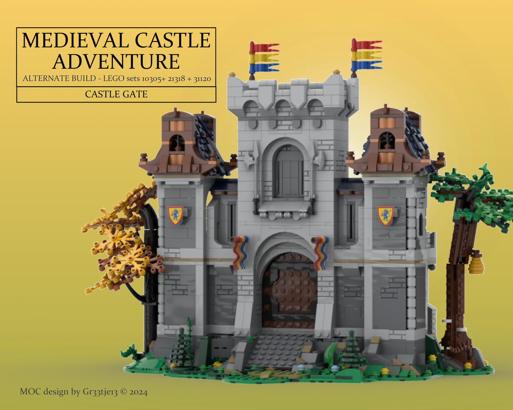 Lego Medieval Castle Adventure - Castle Gate