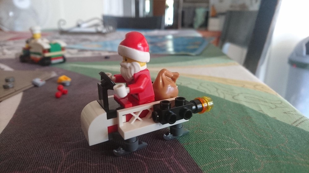 Lego Rocket Santa