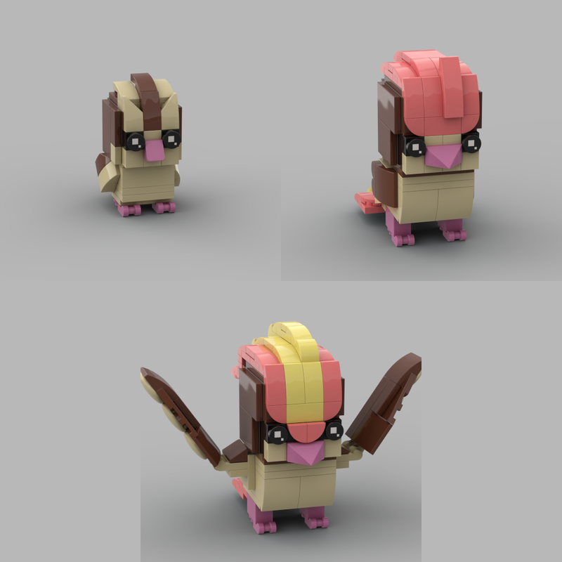 Lego Pidgey Evolution (Pokémon)