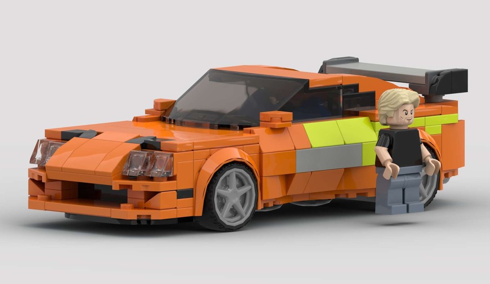 Lego Brian O'Conner's Toyota Supra Mk4 from Fast & Furious
