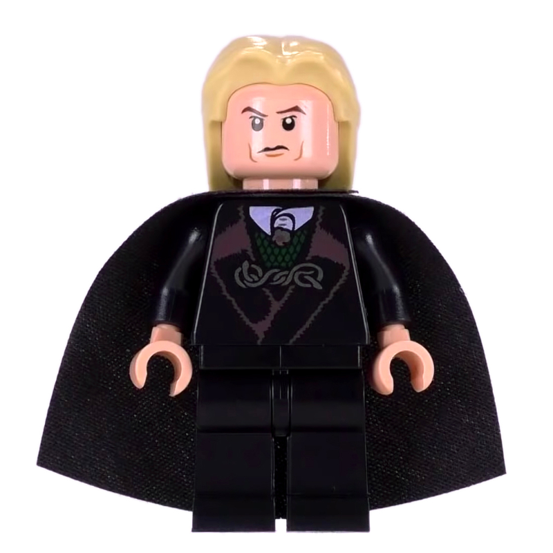 Lego Lucius Malfoy, Black Robes and Cape, Death Eater Mask