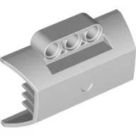 Technic Engine Block Half / Side Intake Panel / Very Light Bluish Gray