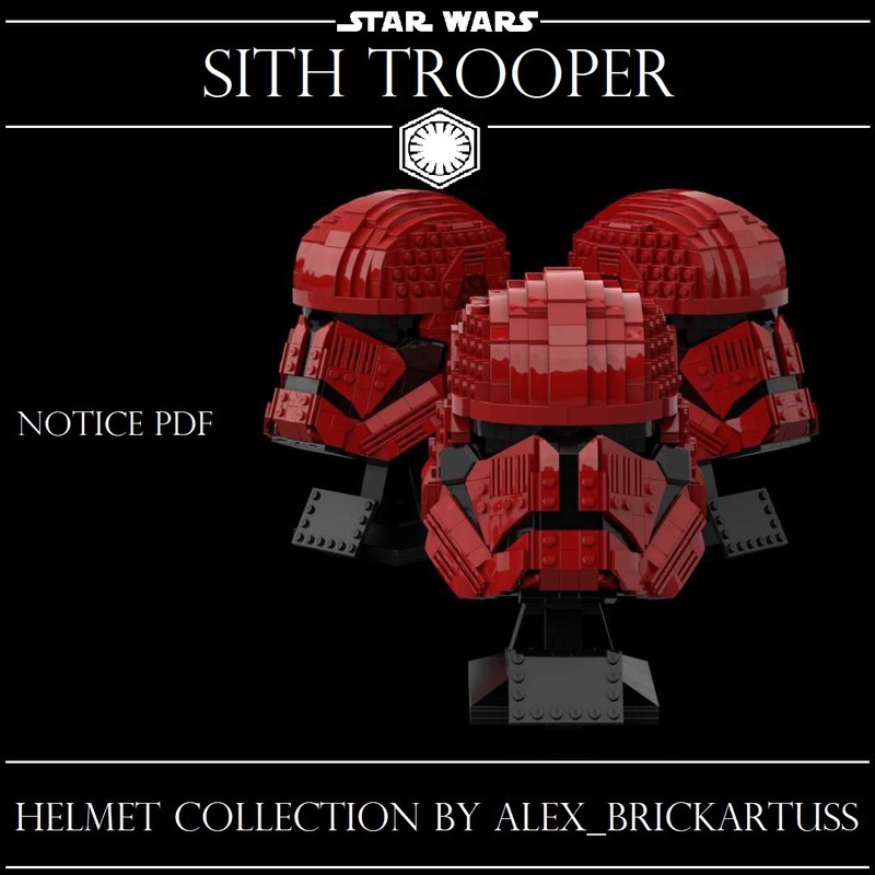 Lego Helmet Sith trooper