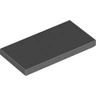 Tile 2 x 4 with Groove / Dark Bluish Gray