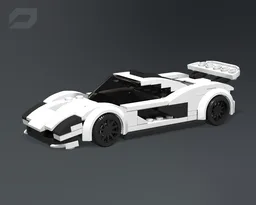 McLaren P1 LM (City Scale) White