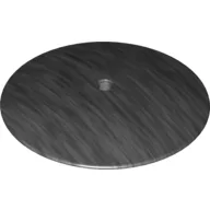Dish 9 x 9 Inverted with Pin Hole (Radar) / Pearl Titanium