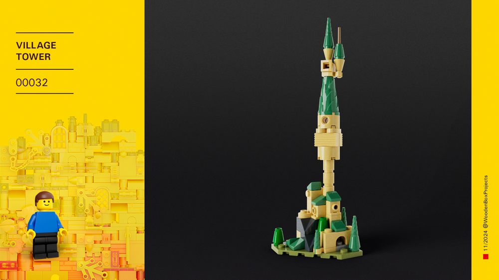Lego Village Tower